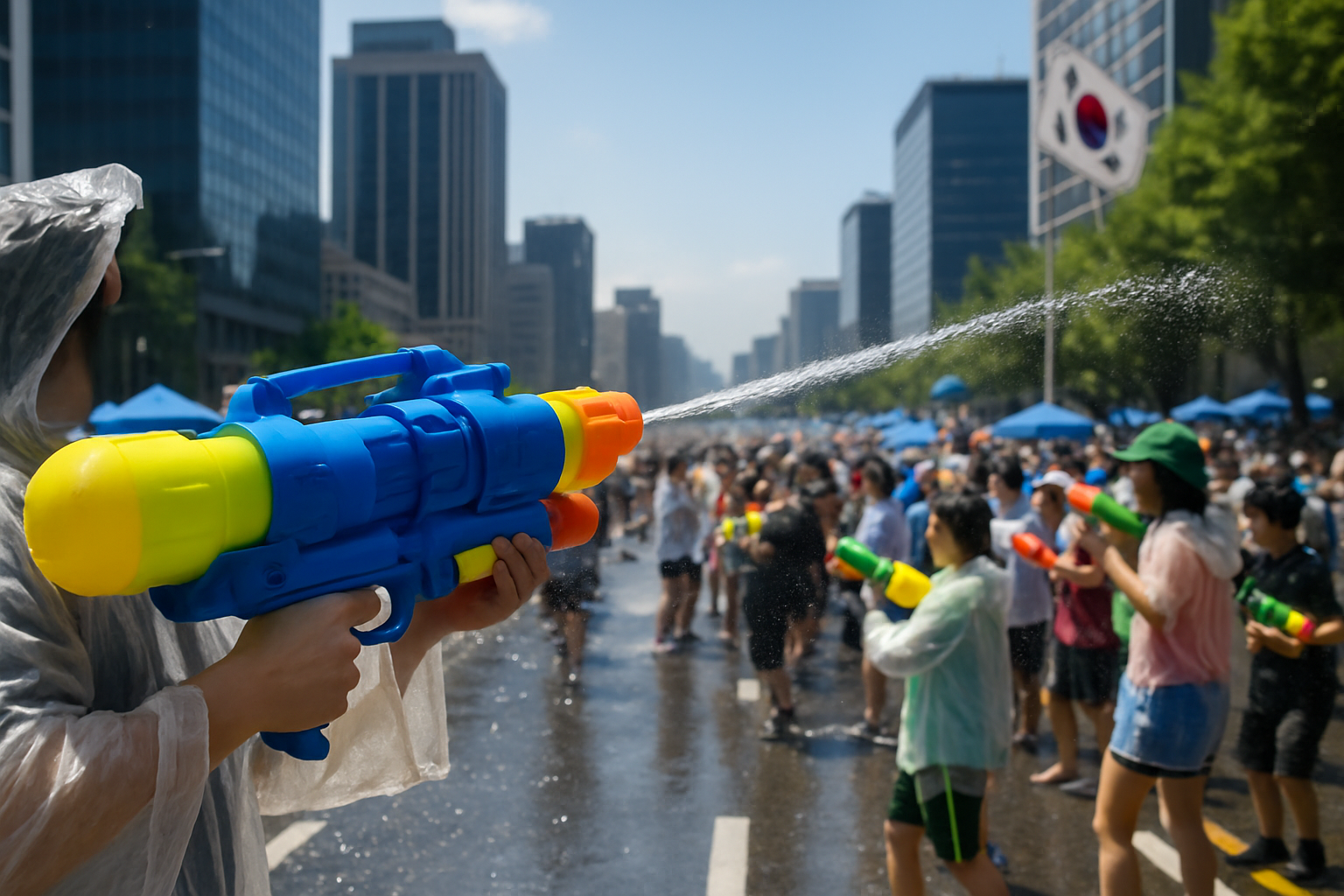 Seoul Beats the Heat With Its Annual Water Gun Festival